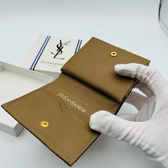Yves Saint Laurent Tan Wallet - Vintage - Picture 2 of 9